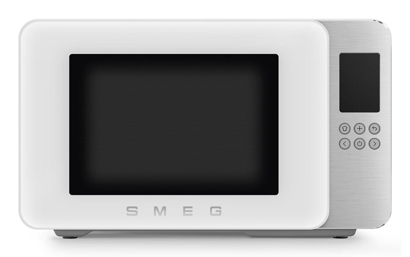 Smeg Mikrowelle M. Grill Moc01whmeu, 4 Fkt, 1900w, Mattweiss