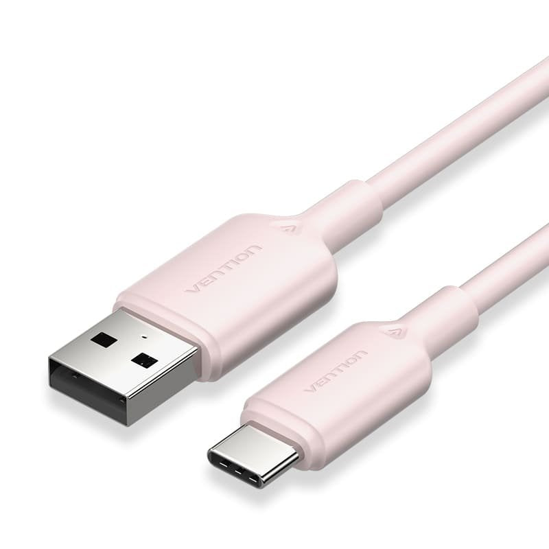 EAN 6922794709782 - Vention CTQPF cable USB USB 2.0 1 m USB A USB C 0,48 Gbit/s 60 W Rosa imagen 1