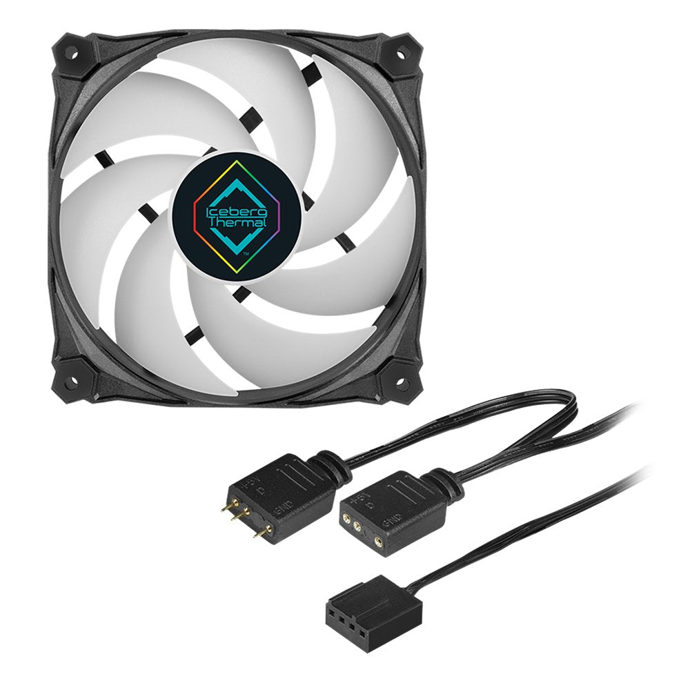 Iceberg Thermal Icefloe Oasis 360 Procesador Sistema De Refrigeración Líquida Todo En Uno 12 Cm Negro 1 Pieza(S)
