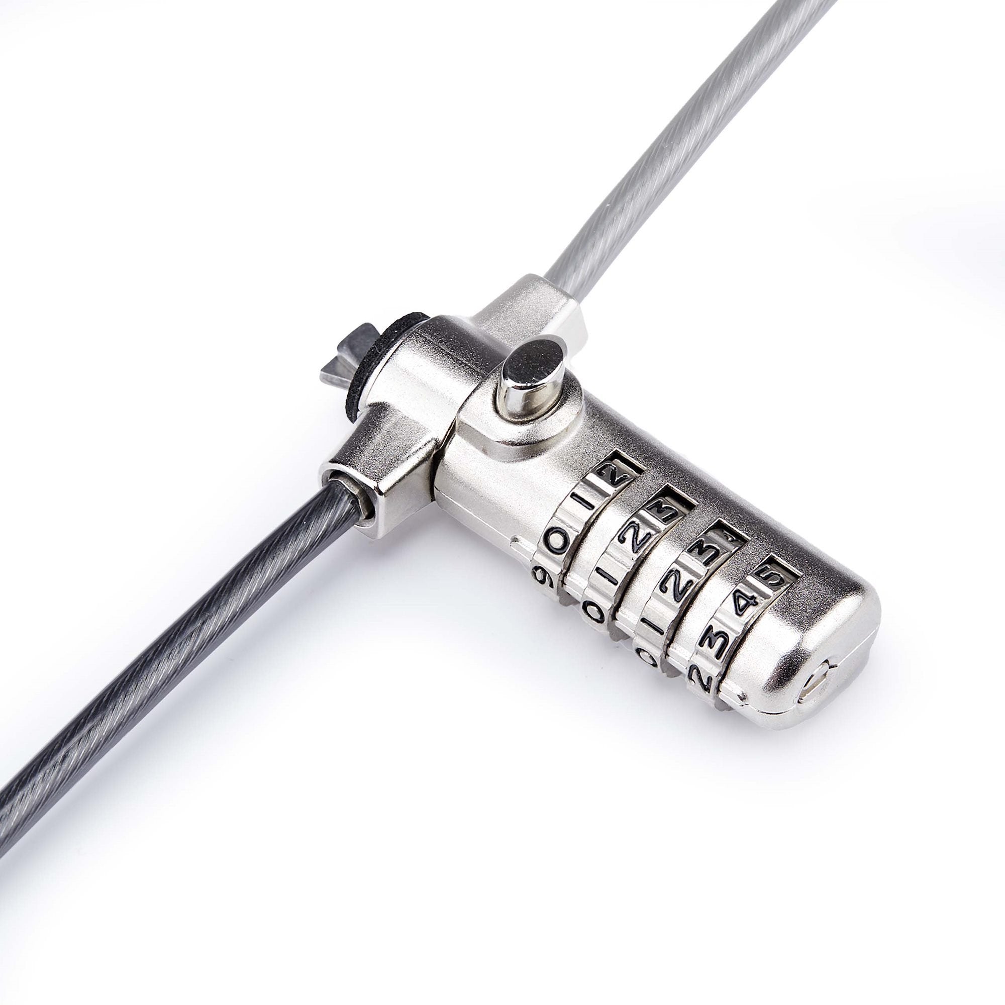 Slim Laptop Cable Lock 6.6ft - K-Slot Compatible Combination