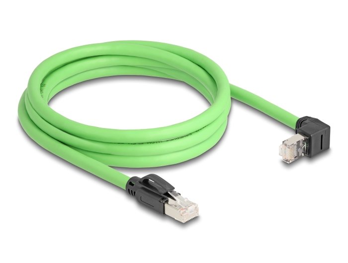 Delock Rj45 Cable De Red Cat.6a Macho A Macho Oben Angular Sf/Utp