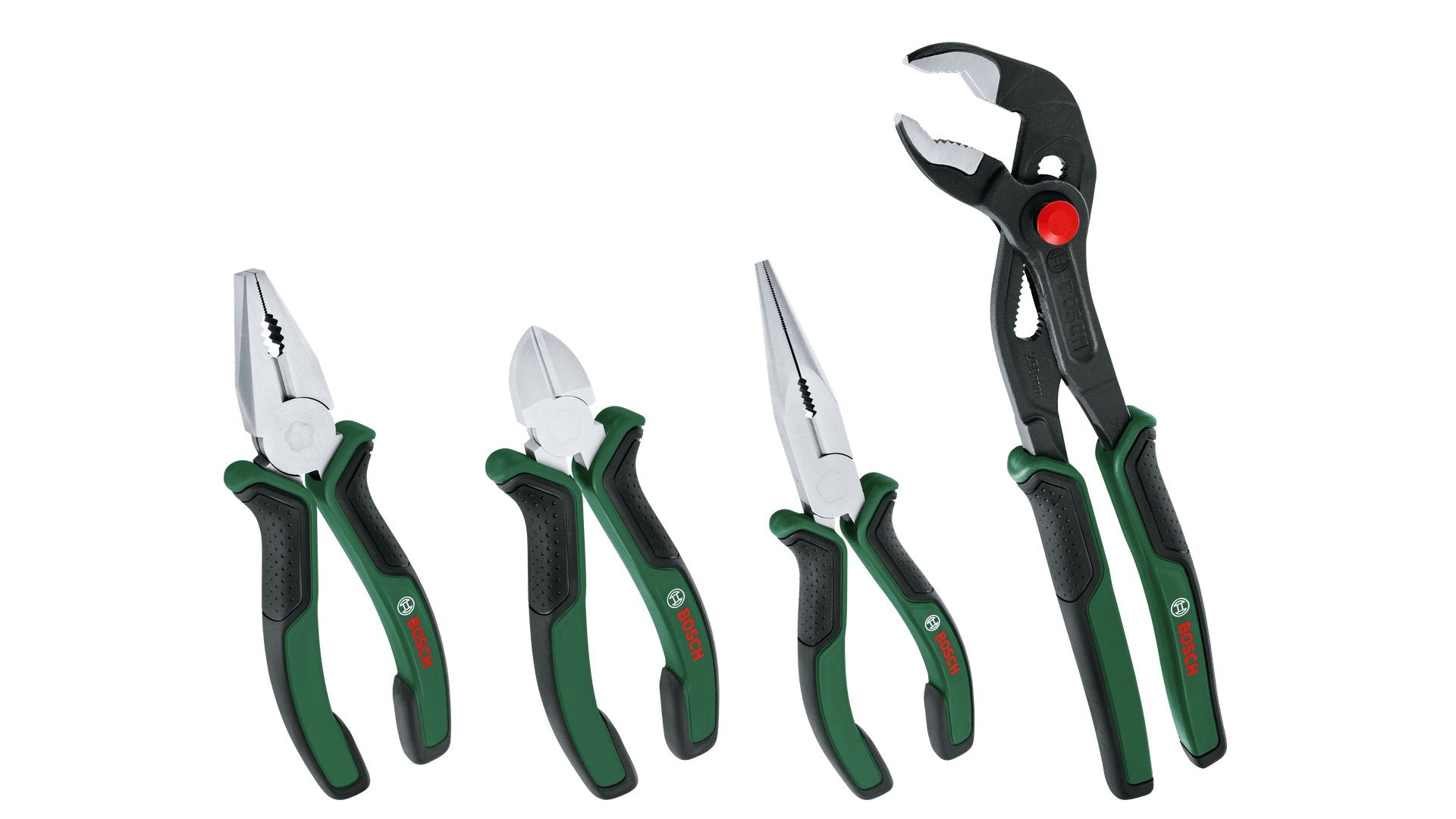 Bosch Heimwerken & Garten 1600a02w7k, Set De Pinzas Verde/Negro