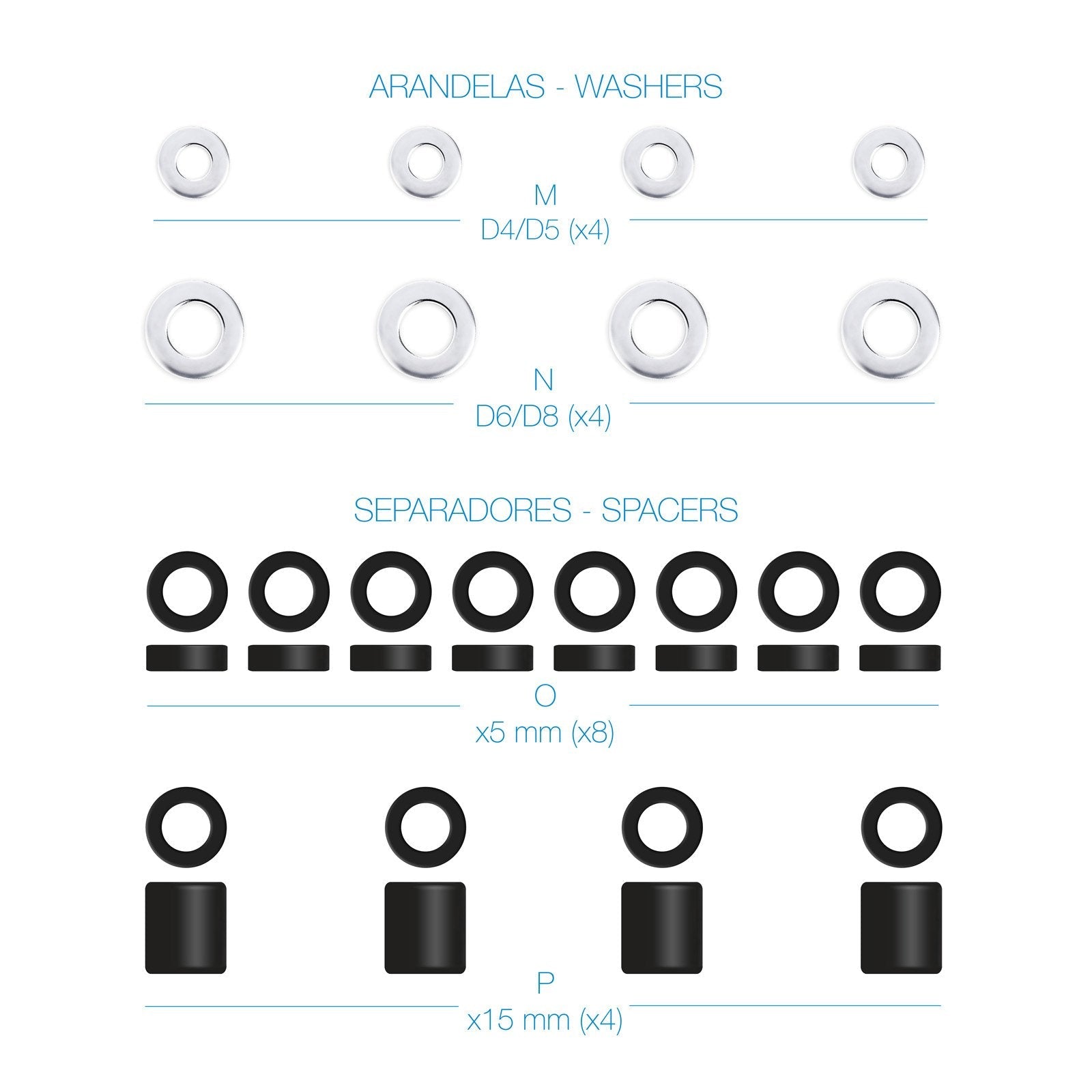 Tooq Pack De Tornilleria Para Montaje Universal De Pantallas