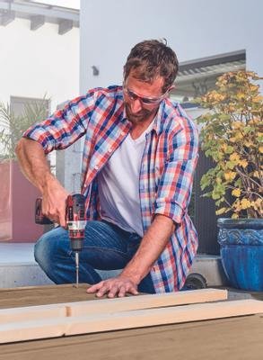 Einhell Set De Taladro Te-Cd 12/1 Li +22+Cl Incl. 2 Baterías 2,0 Ah, Cargador, Puntas/Brocas 22 Piezas, Lámpara Con Batería)