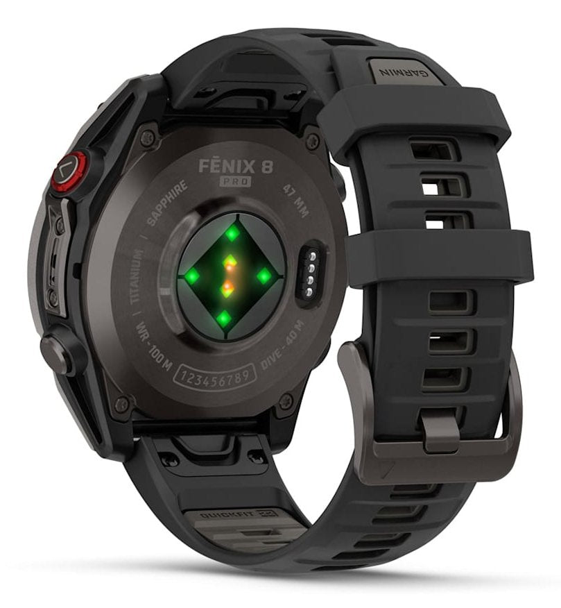 Smartwatch  Garmin Fenix 8 Pro 3,56 Cm (1.4") Amoled 47 Mm Digital 454 X 454 Pixeles Pantalla Táctil Gris Wifi Gps (Satélite)