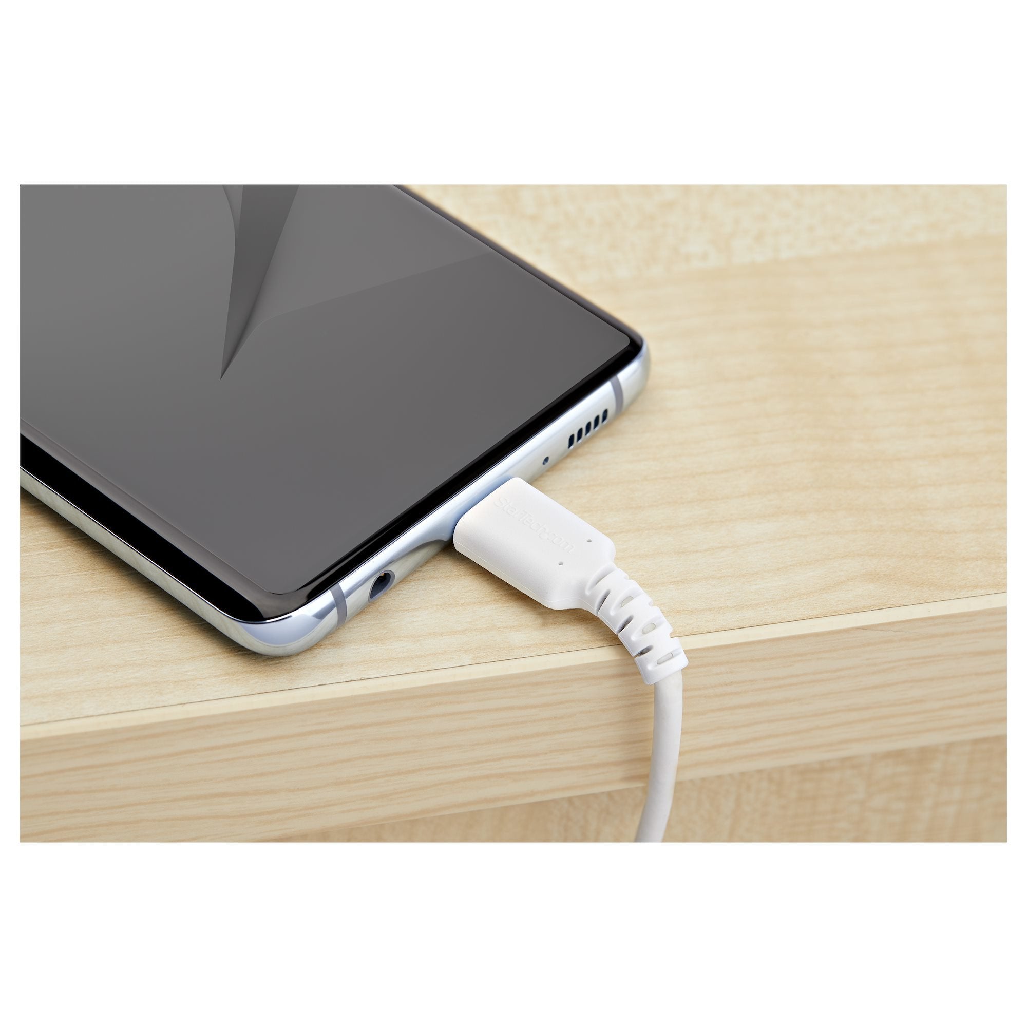 2m Durable Usb 2.0 To Usb C    Cabl Cable White Aramid Fiber