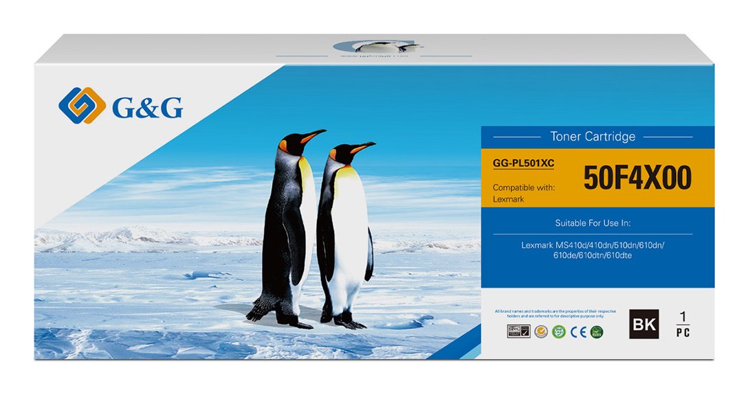 G&G Xl-Toner Compatible Con Lexmark 502x 50f2x00