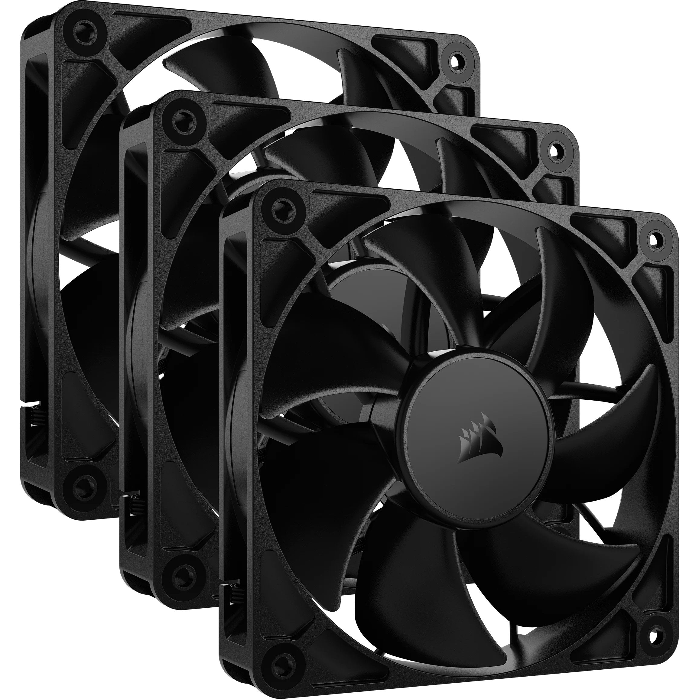 EAN 0840006684213 - Corsair RS120 Carcasa del ordenador Ventilador 12 cm Negro 3 pieza(s) imagen 1