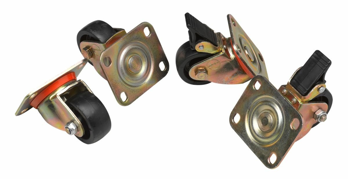 Equip Ezw-2 4xräder Para Serverschränke 75mm Gold