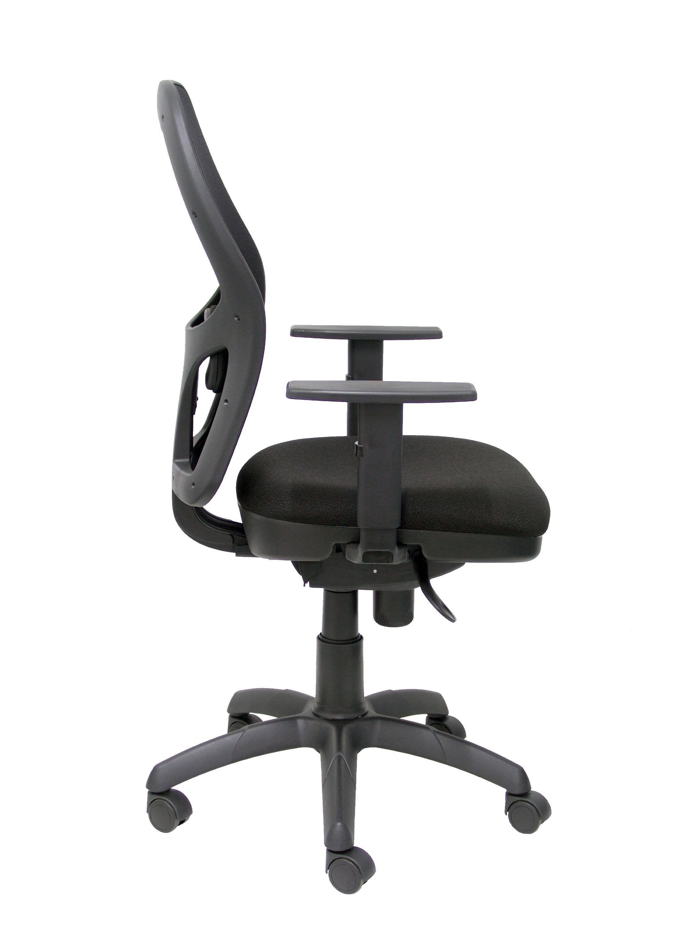 Silla Jorquera Malla Negra Asiento Bali Negro