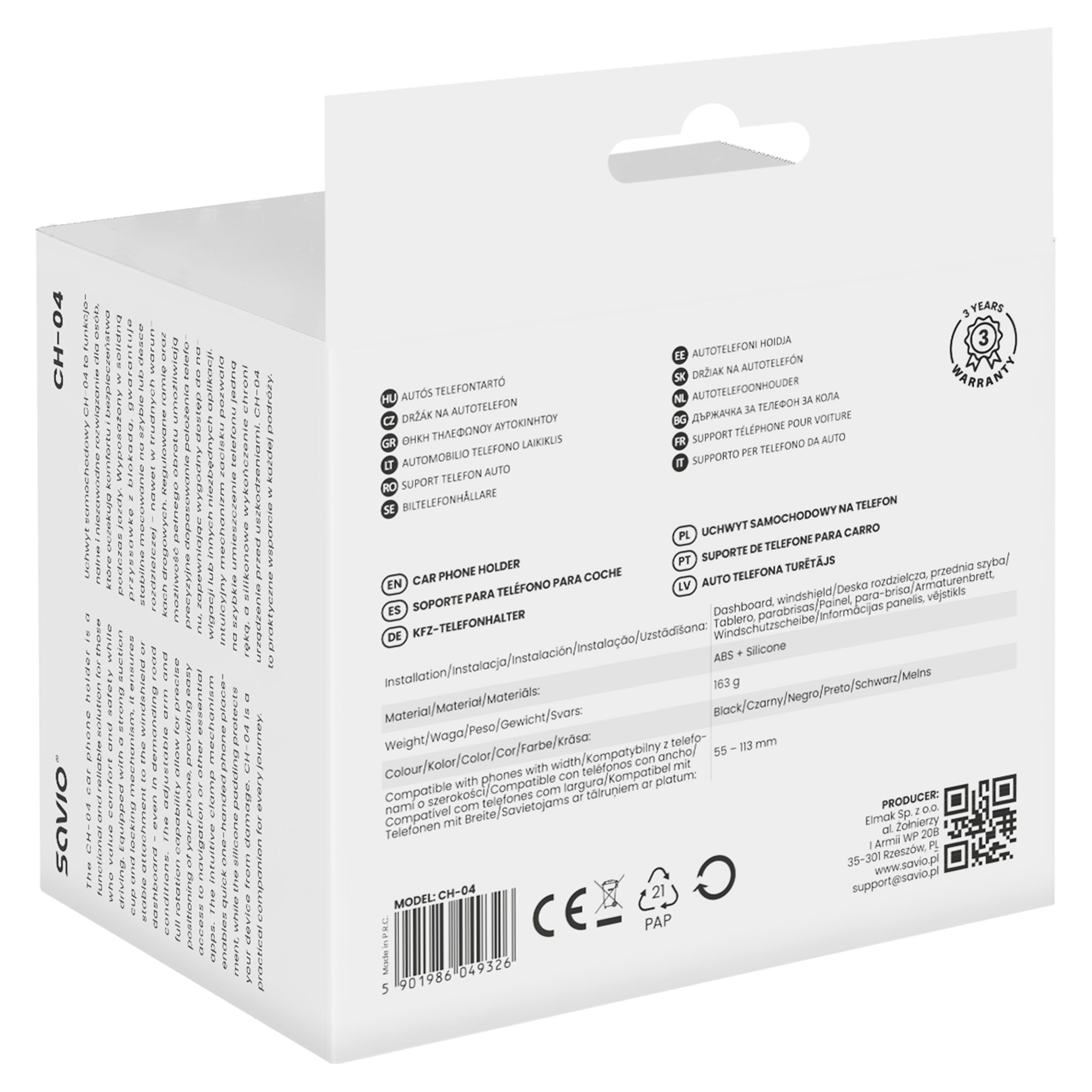 EAN 5901986049326 - Savio CH-04 accesorio para funda de teléfono móvil imagen 6