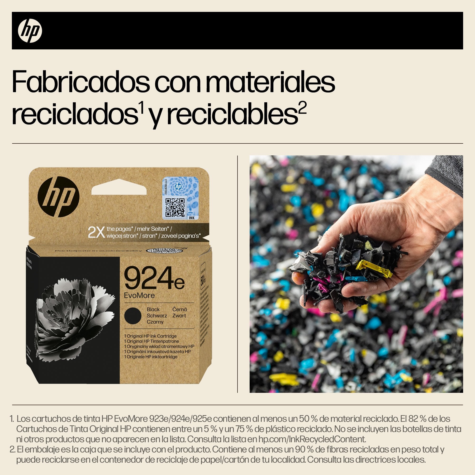 EAN 0196786147517 - HP 924e EvoMore Black Original Ink Cartridge cartucho de tinta 1 pieza(s) Alto rendimiento (XL) Negro imagen 2