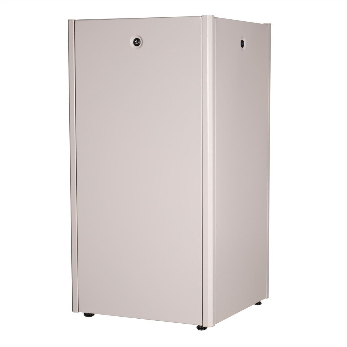 Roline 19-Zoll Netzwerkschrank Basic 22 He, 600x600 Bxt Glastr Grau