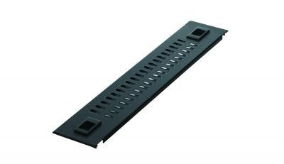 4u 19" Snap Locking, Vented  Blank Panel Black