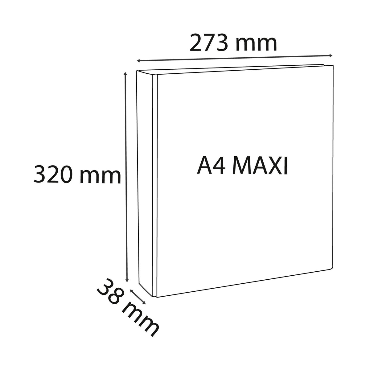 Exacompta Carpeta De Anillas Kreacover 3,80 Cm