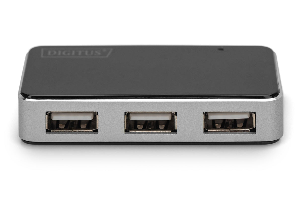 EAN 4016032306535 - Digitus DA-70220 hub de interfaz USB 2.0 Mini-B 480 Mbit/s Negro, Plata imagen 6