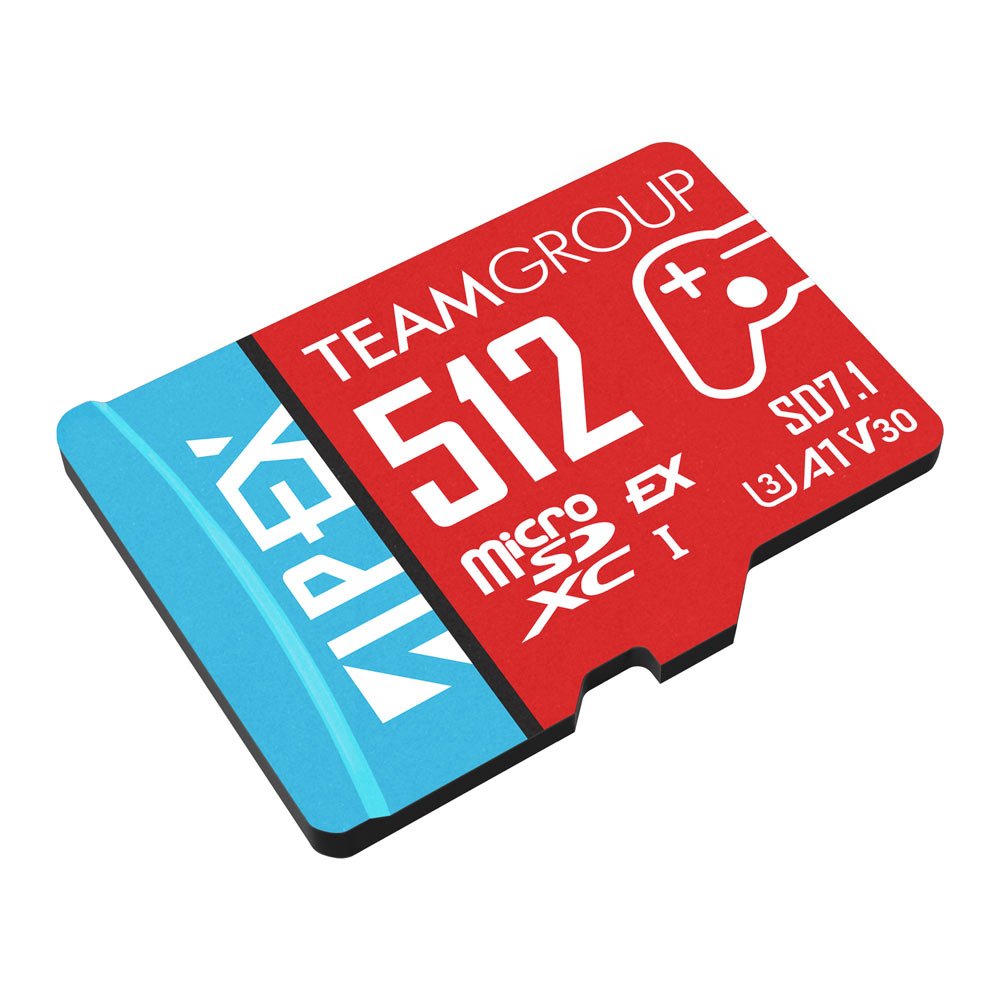 Team Group Apex Sd7.1 512 Gb Sdxc (Rojo Azul, Microsd Express) Tapmsde512giv30a102