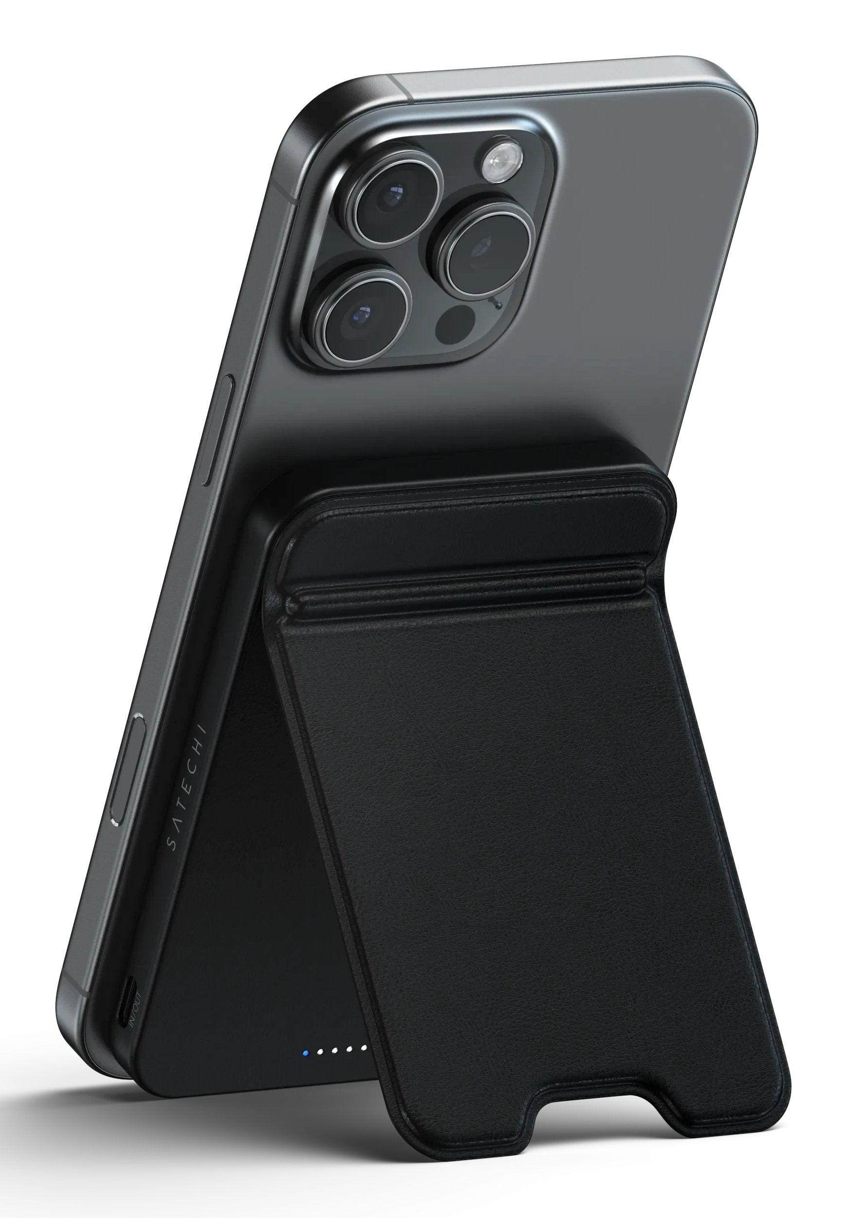 Satechi Onthego Magnetic Qi2 Powerbank Stand 5000 Mah Black