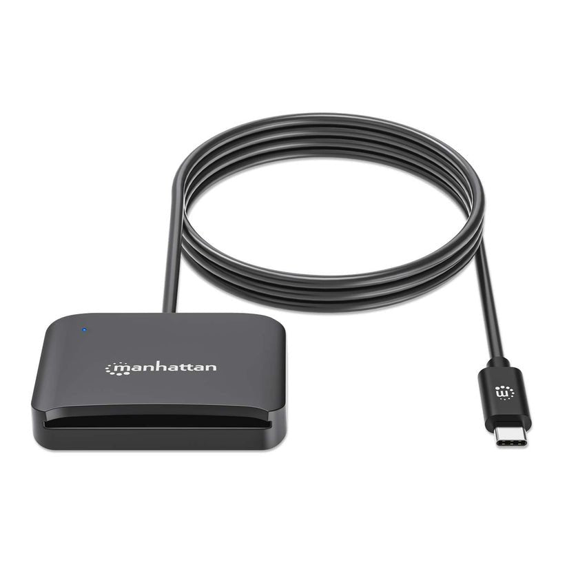 Manhattan Usb 2.0 Typ-C Kartenlesegerät Smartcard- Microsdxc