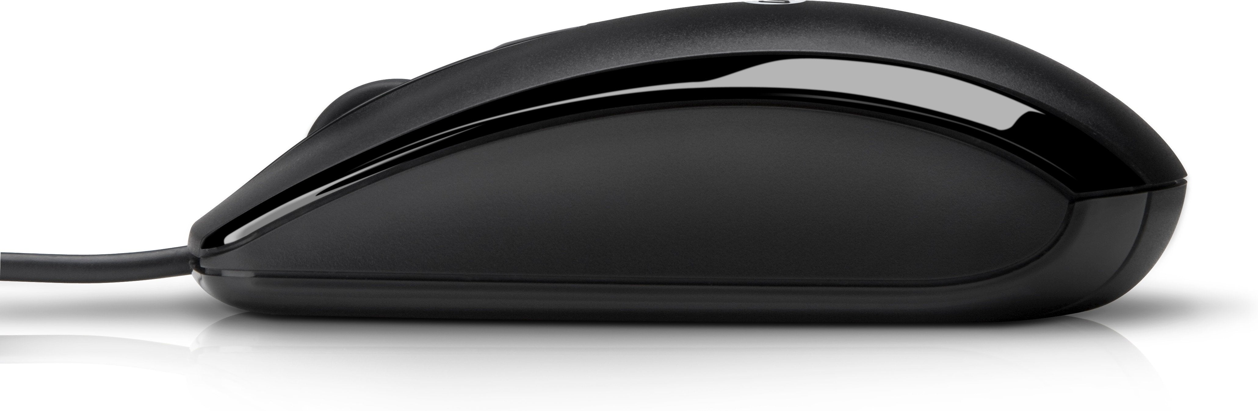 EAN 0887758651032 - HP X500 Wired Mouse ratón Oficina USB tipo A Óptico imagen 4