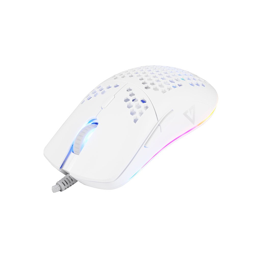 Raton Gaming Modecom Volcano Shinobi 3327 Con Cable Blanco - M-Mc-Shinobi-3327-200