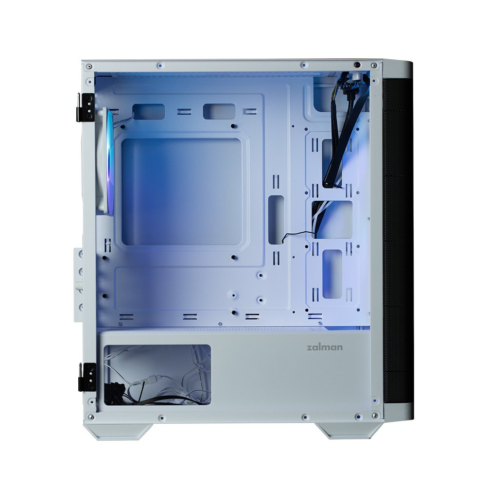 Caja Pc Zalman M4 White Matx Mini Tower 4 Fans Argb