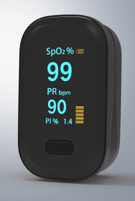 Oro-Oximeter Pulsioxímetro Oromed Negro