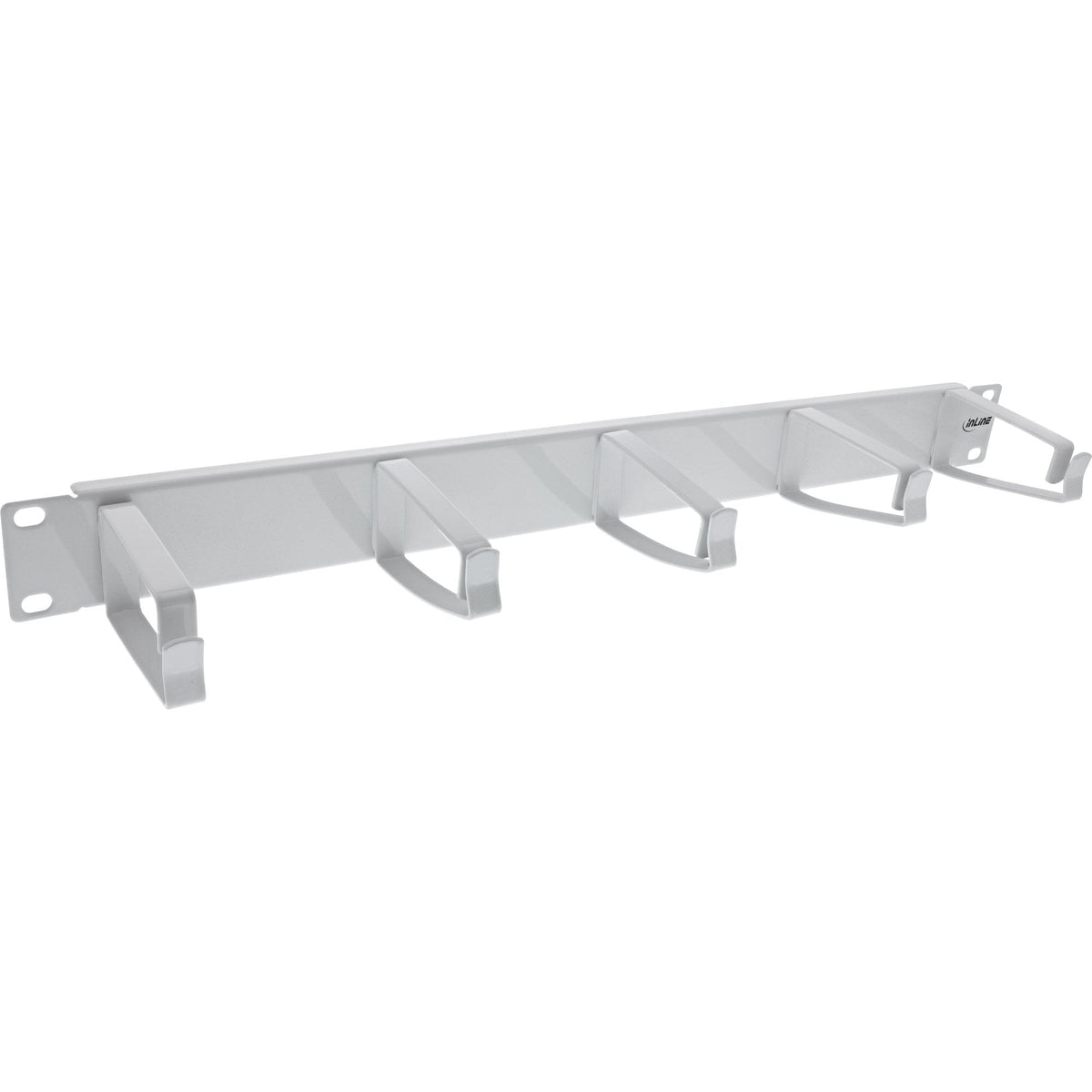 Panel De Gestión De Cables Inline De 19", 5 Soportes Grandes, Ral7035, Gris