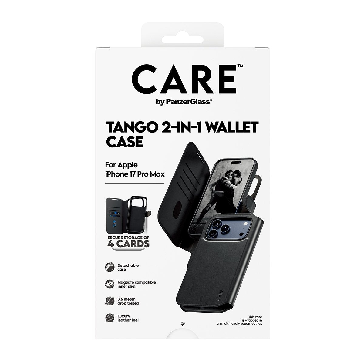 EAN 5715685026782 - PanzerGlass CARE by ® Feature Case Tango Two-in-One Wallet w. MagSafe iPhone 17 Pro Max funda para teléfo imagen 3