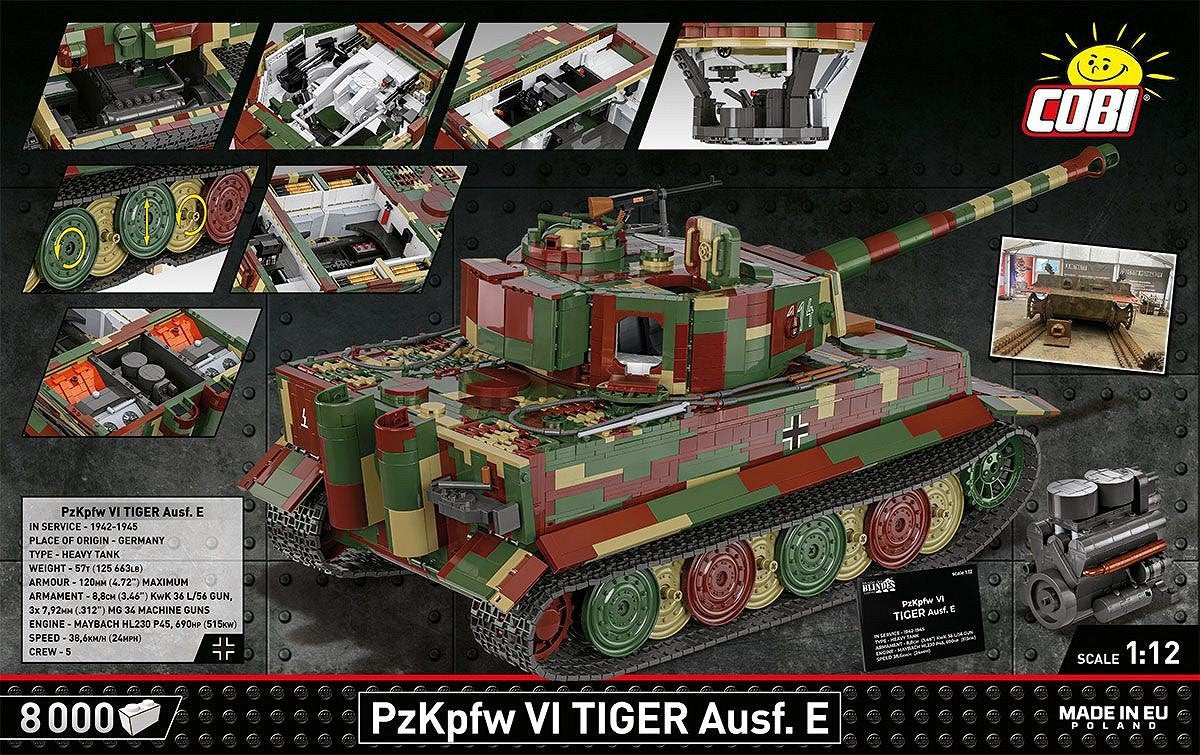 Cobi Panzerkampfwagen Vi Tiger Ausf. E Executive Edition Cobi-2807