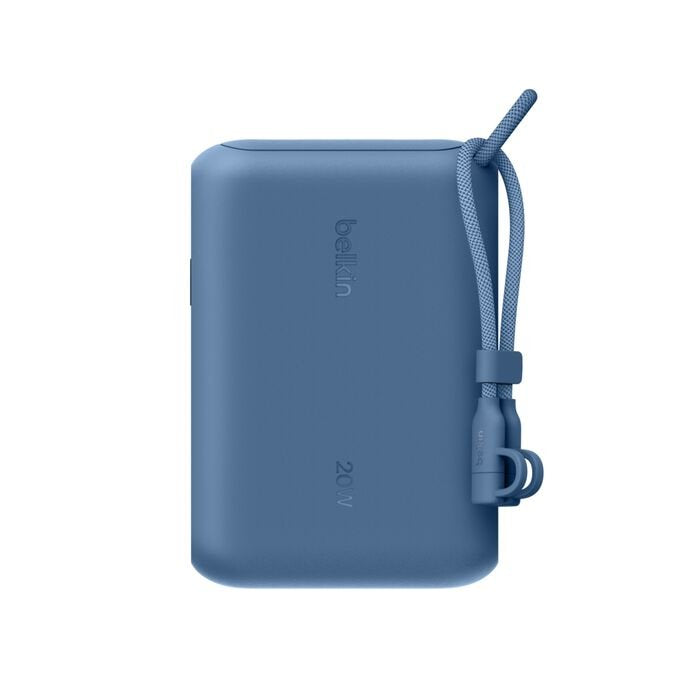 Belkin Powerbank Mit Display 20w 10.000mah Usb-C Blau Bpb027hqbl