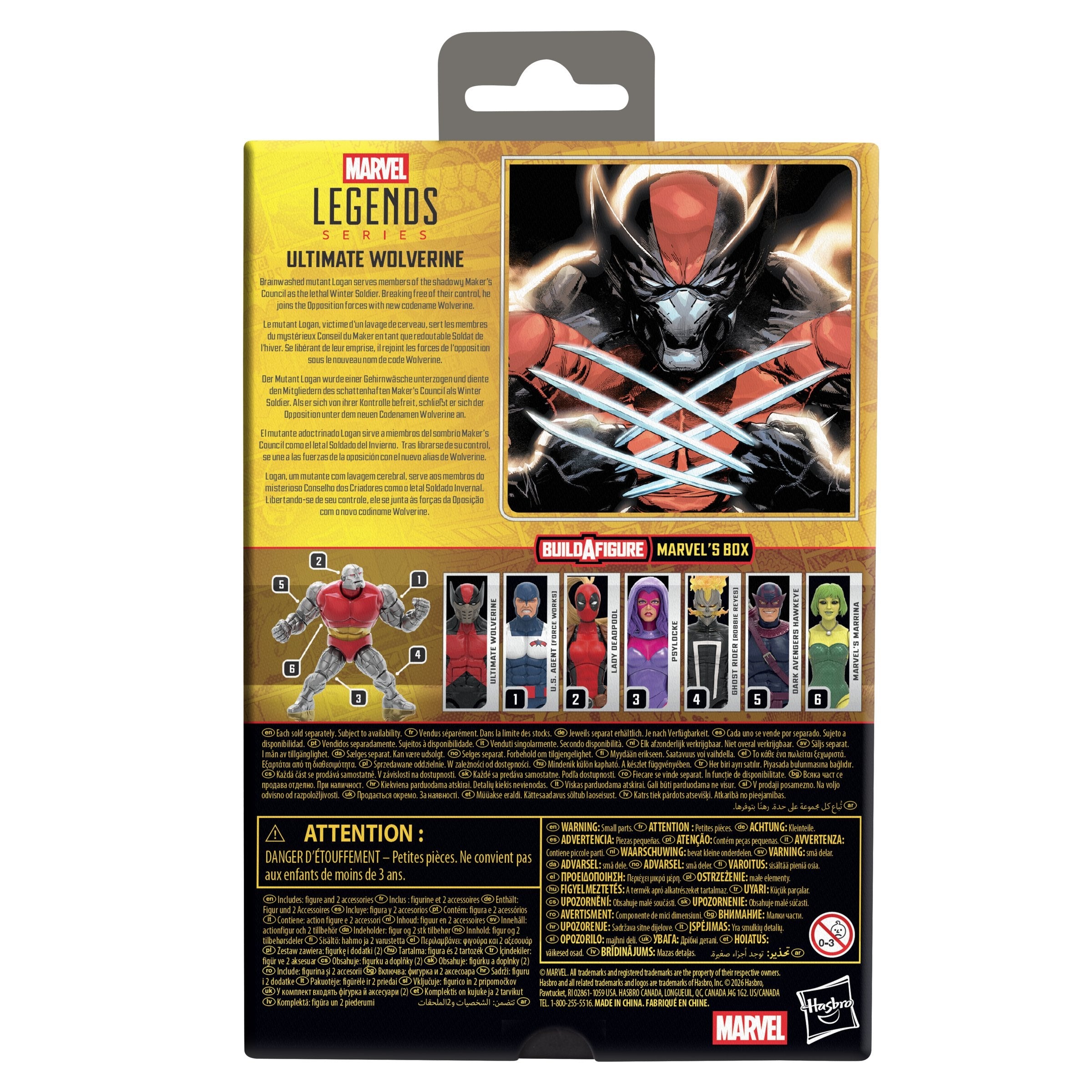 Figura Ultimate Wolverine Marvel Legends Series 15cm