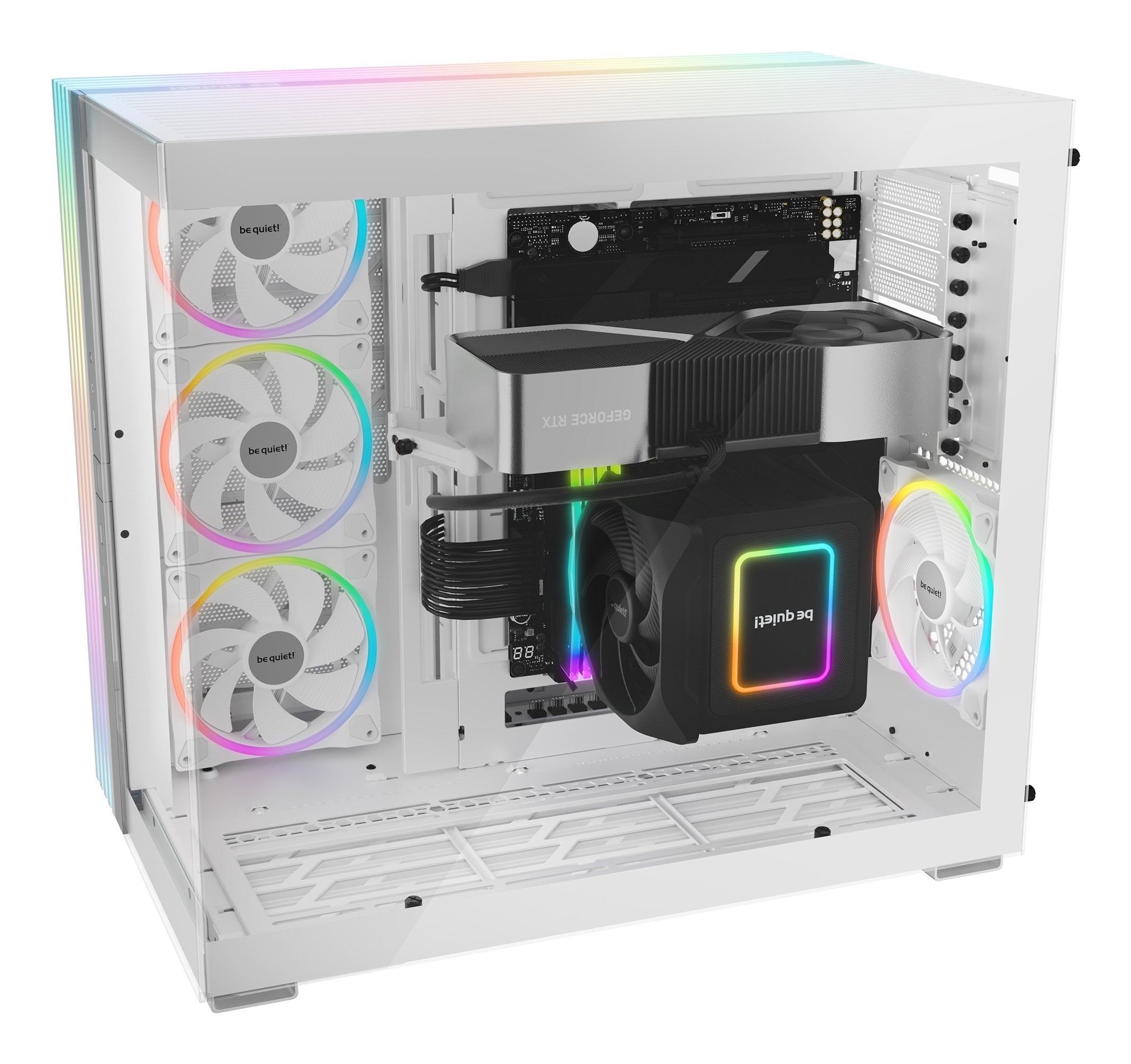 Caja Pc Bequiet Light Base 900 Dx E-Atx Sin Fuente Argb Blanca