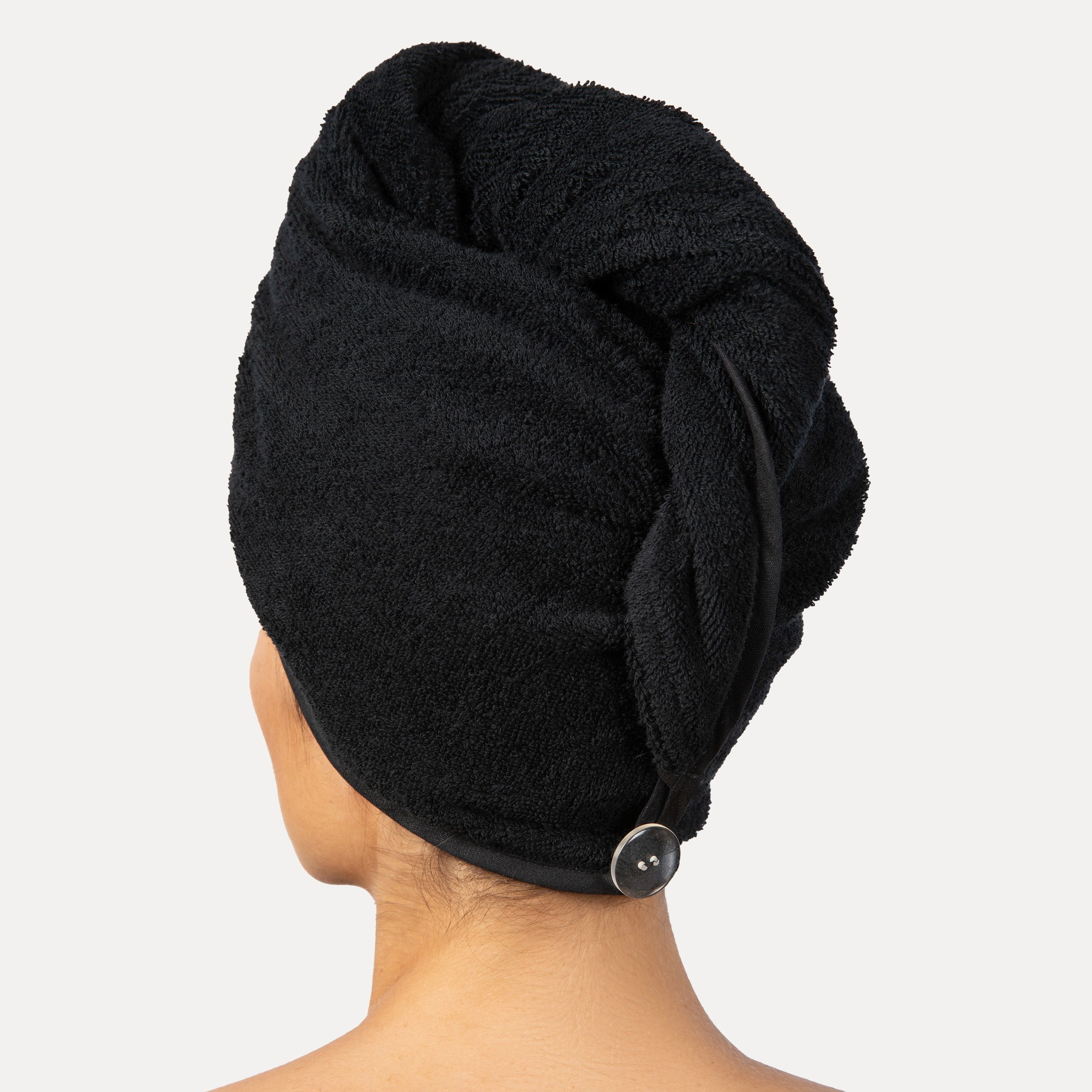 EAN 4013165167545 - MÖVE 273397563-027067-199 toalla turbante para secar el pelo Negro Algodón imagen 3