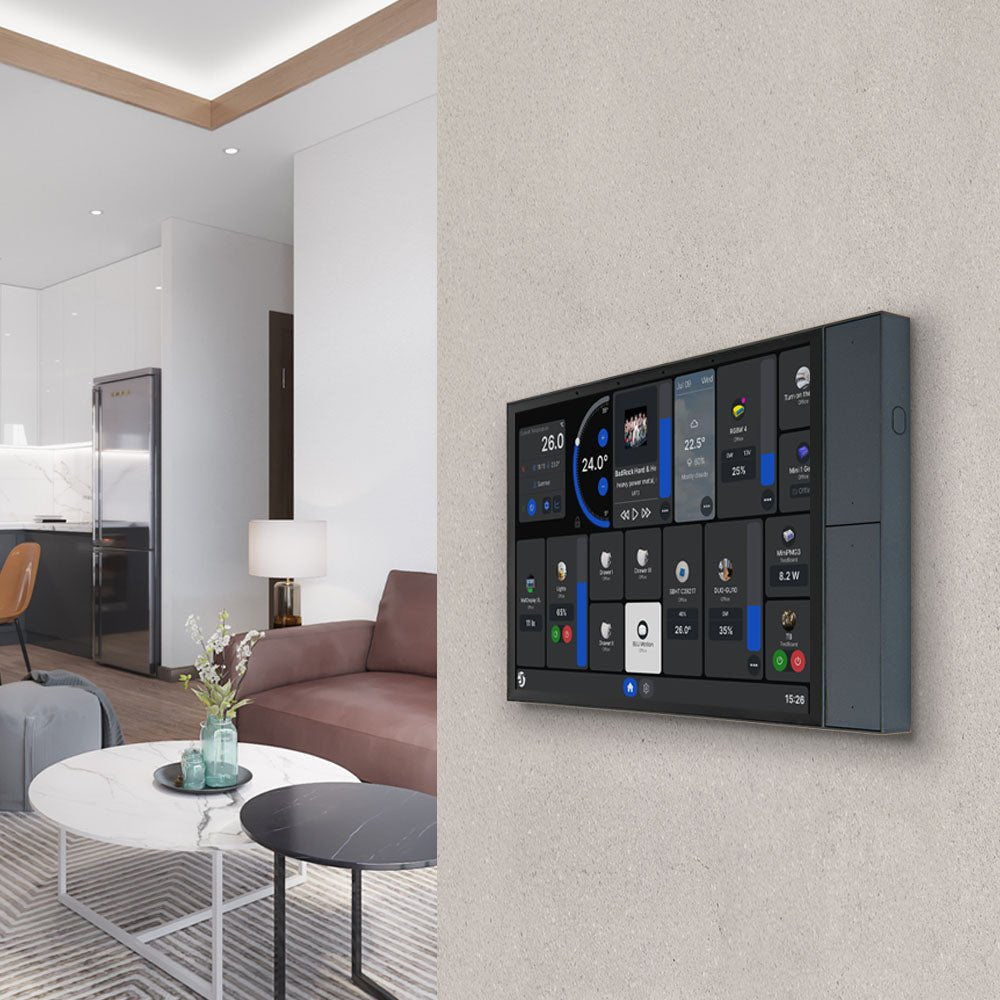 Shelly Wall Display Xl Inalámbrico Negro, Gris Claro