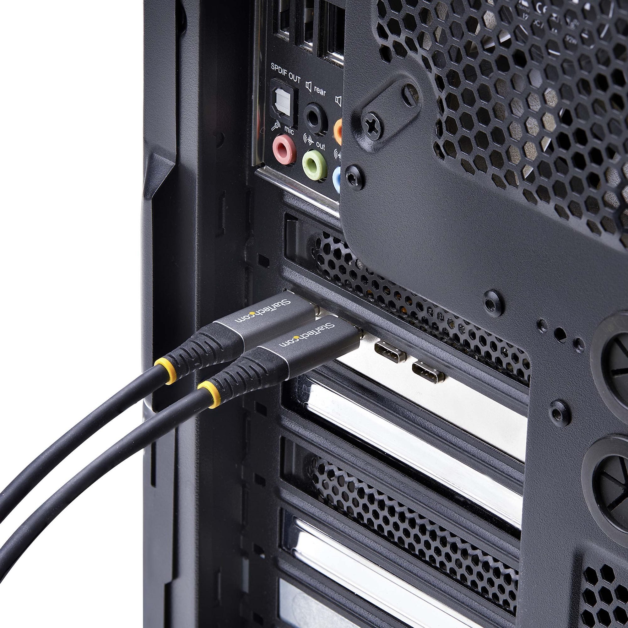 Tarjeta Pcie Startech.Com  De 5 Puertos Usb De 10gbps 4x Usb-C / 1x Usb-A - Hub Concentrador Interno Usb 3.2 De 10gbps - Tarjeta Pci Express 4 Puertos Usb Tipo C 1 Puerto Usb-A - Windows/Mac/Linux