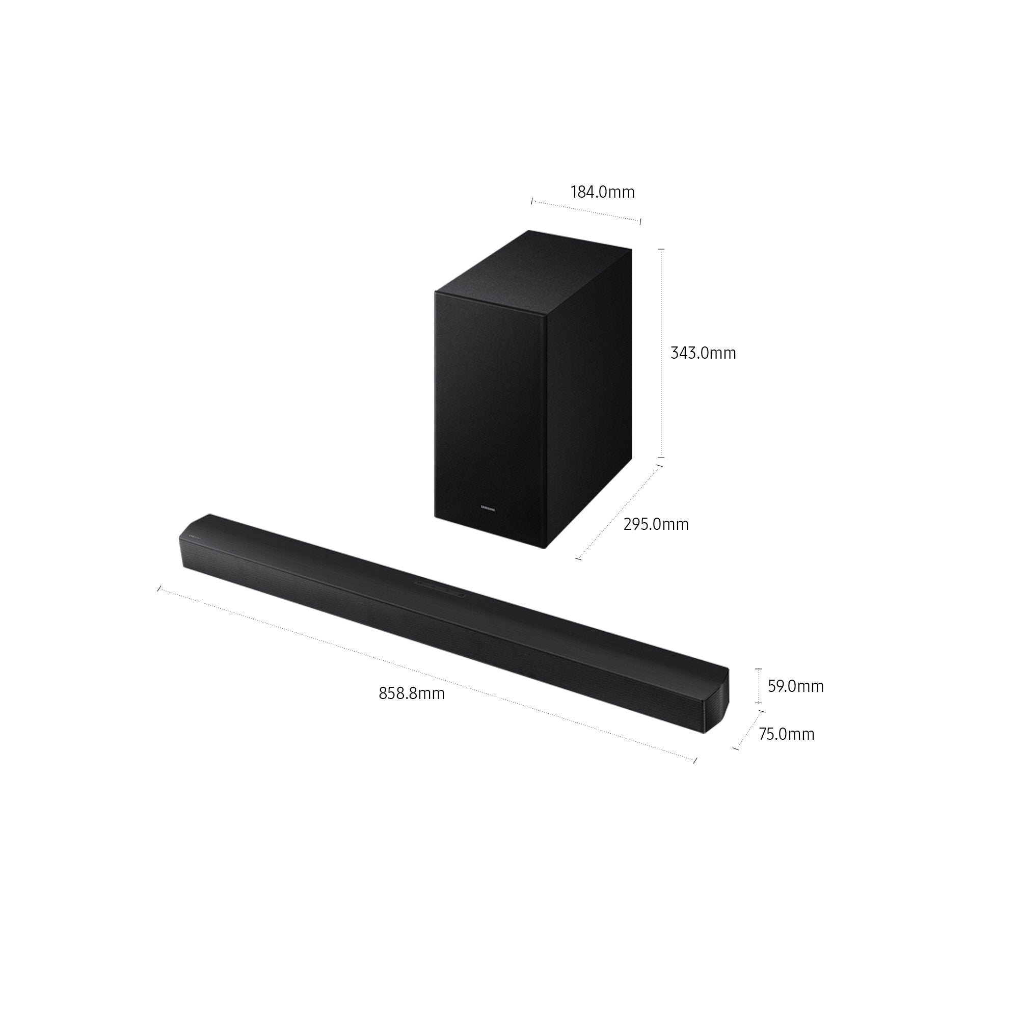 Barra De Sonido Con Bluetooth Samsung B450f Serie B 2.1 2025 2.1