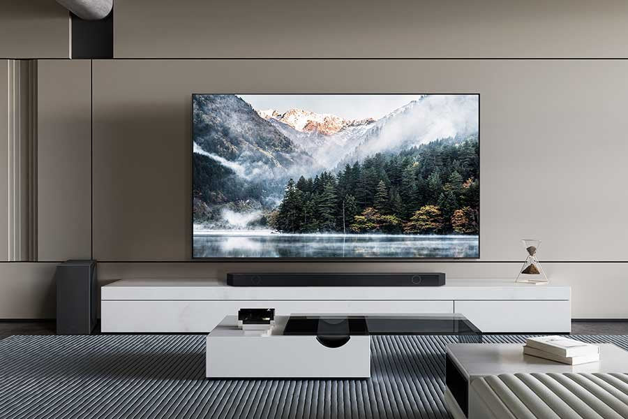 Barra De Sonido Samsung Hw-Q800d Zf Con Subwoofer 11 Altavoces, 5.1.2ch Negro