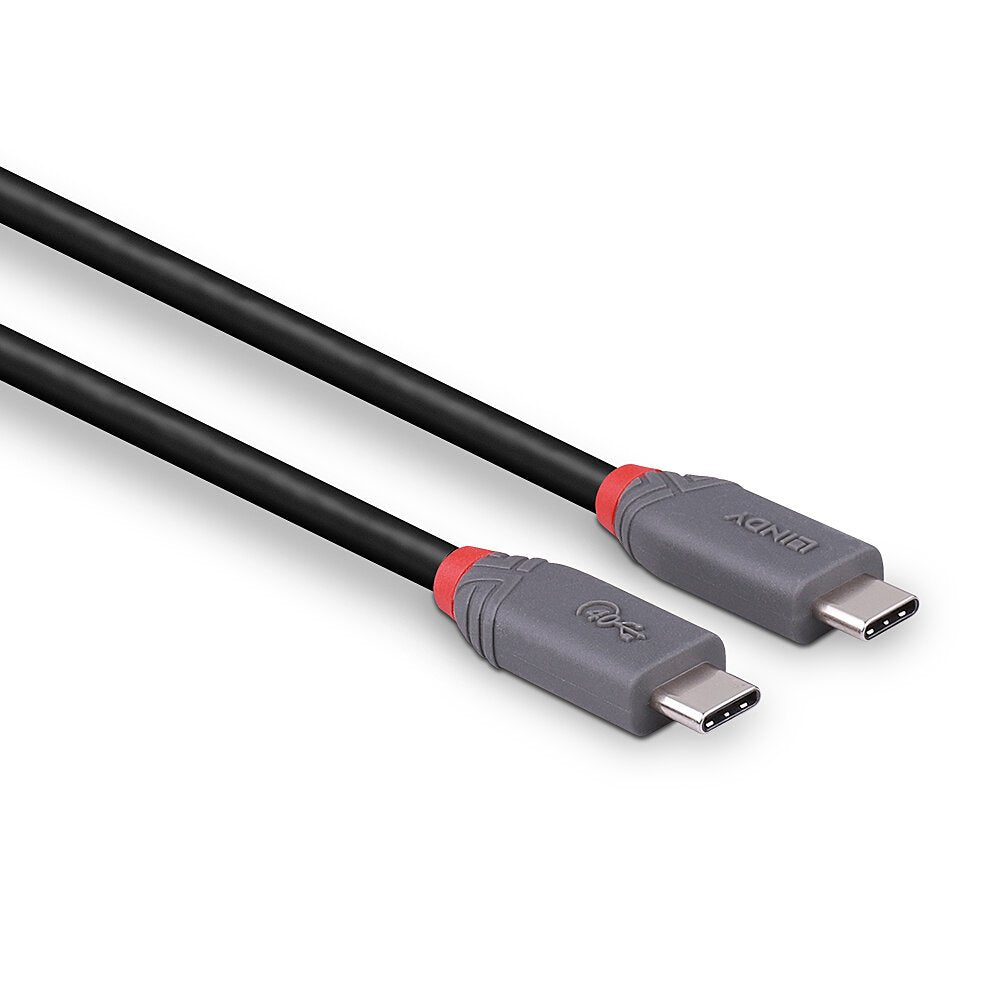 Lindy 36947 Cable Usb 0,8 M Usb4 Gen 3x2 Usb C Negro
