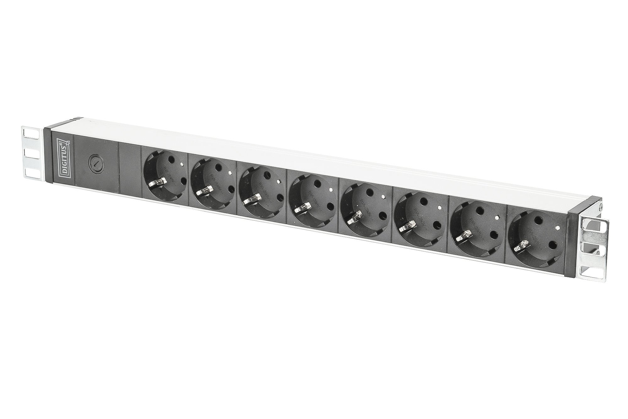 Digitus Dn-95410 Base Múltiple 2 M 8 Salidas Ac Negro