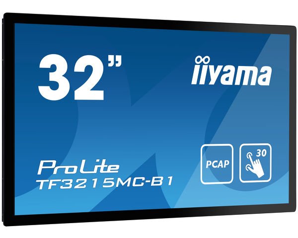 Monitor Iiyama 31,5 Pl Tf3215mc-B1 Touch 8ms,Vga,Dvi,Hdmi,Usb,Speaker