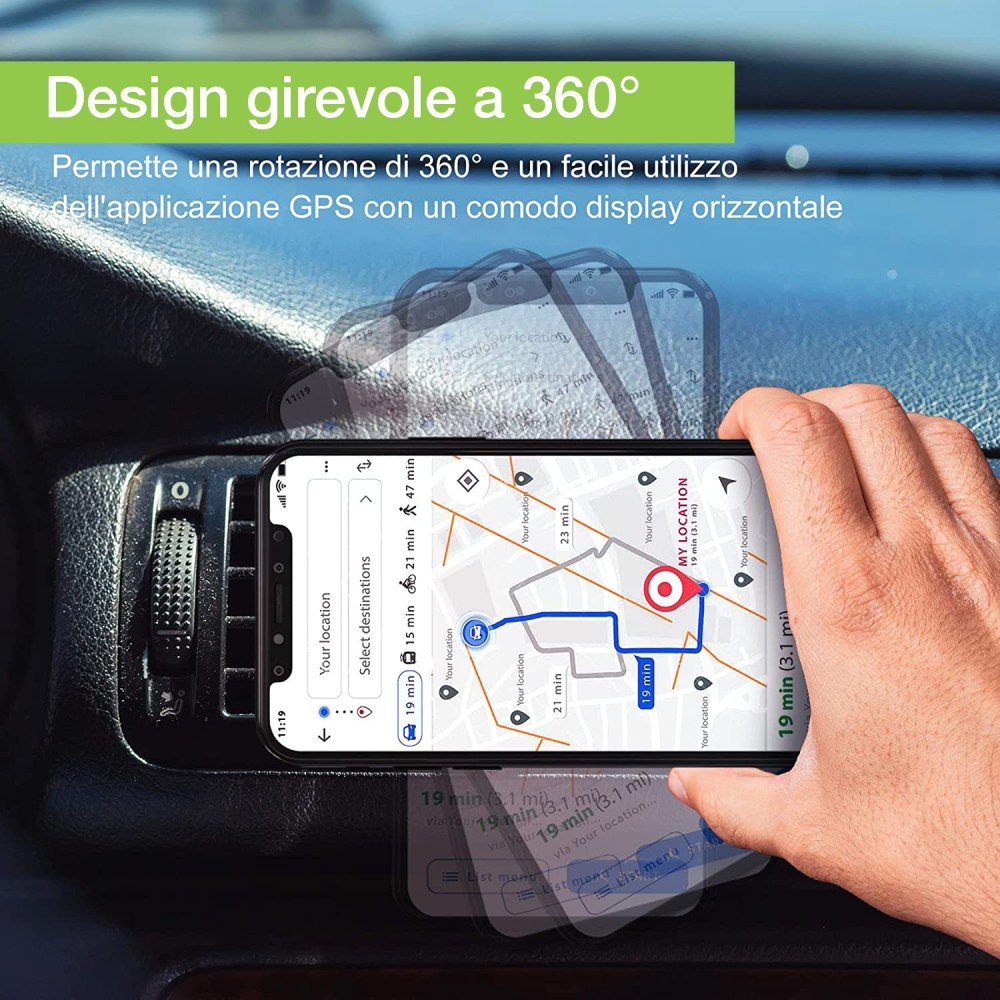Techly I-Smart-Unialty  Soporte Pasivo Teléfono Móvil/Smartphone Negro