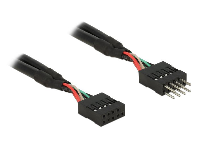 Delock Usb 2.0 10 Pin Verlngerungscable Pfostenstecker > Pfostenbuchse 50cm