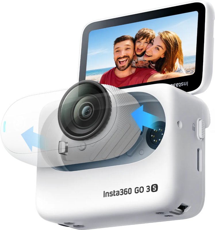 Insta360 Go 3s Action Pod Arctic White