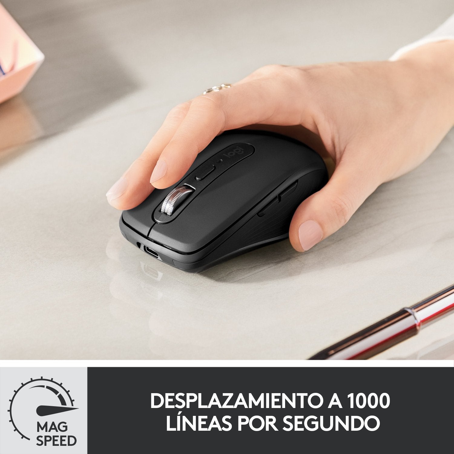Ratón Inalámbrico Por Bluetooth Logitech Mx Anywhere 3 Batería Recargable Hasta 4000 Dpi