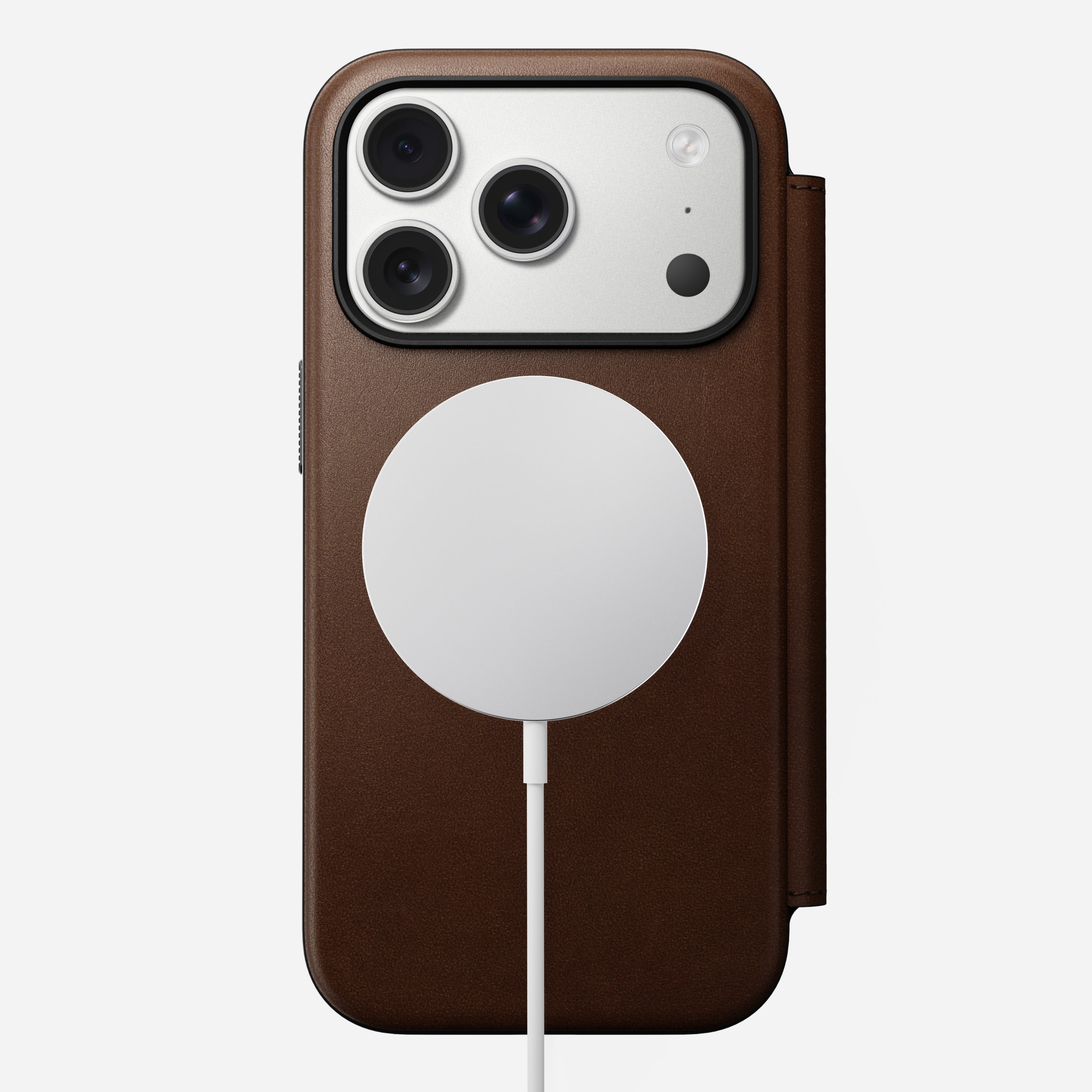 Nomad Magn. Leather Back Magsafe Iphone 17 Pro Max Rustic Brown H
