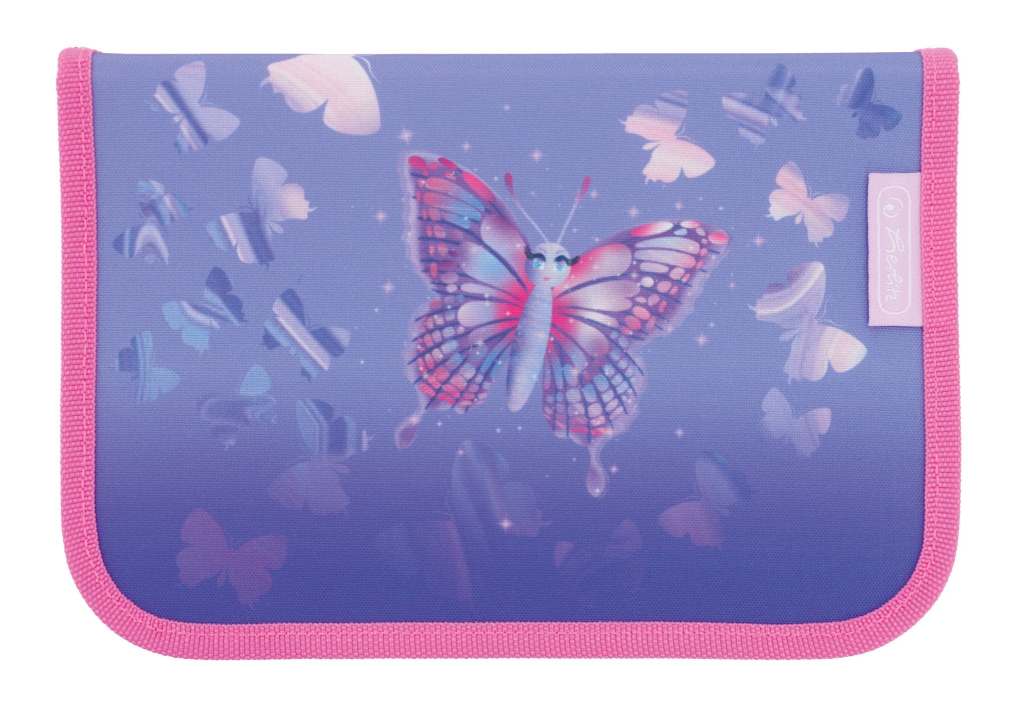 EAN 4008110370866 - Herlitz Loop Plus Butterfly Paradise juego de mochila escolar Chica Poliéster Lila, Rosa imagen 11