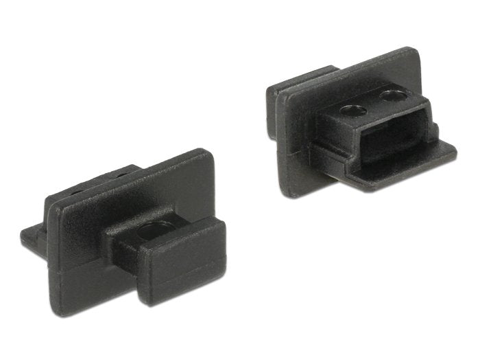 Staubschutz Für Usb 2.0 Mini-B Buchse Mit Griff 10 Stück Schwarz
