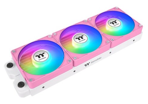 Ventilador De Refrigeración Para Pc Thermaltake Ct120 Ex Reverse Argb Sync, Color Rosa, Paquete De 3, 120 Mm Cl-F225-Pl12pk-A
