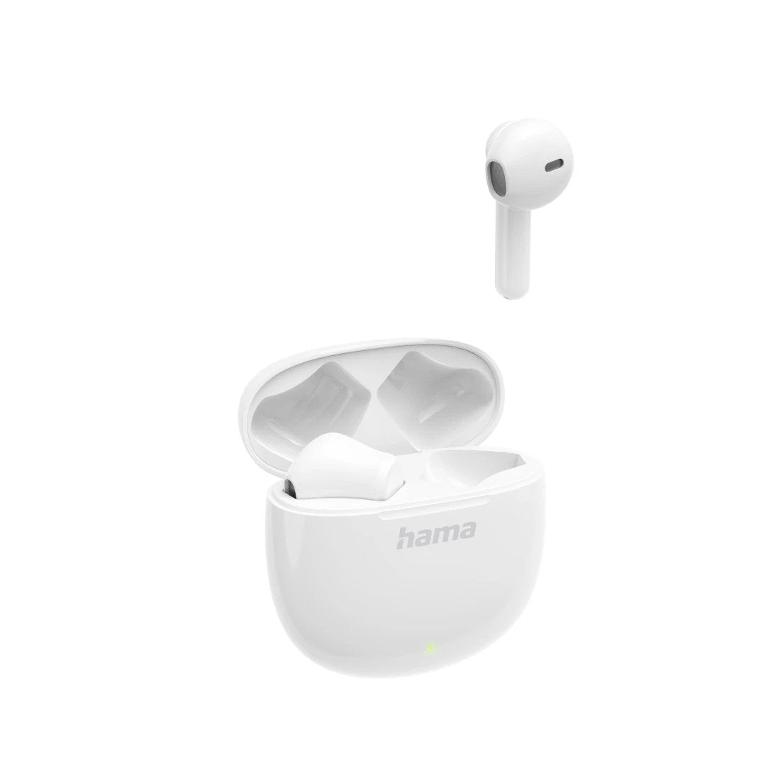Auricular Intrauditivo Bluetooth Hama Action One Blancos Tws Hasta 20h Microfono Tactil